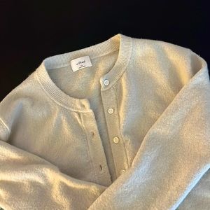 Aritzia relaxed crew neck cardigans